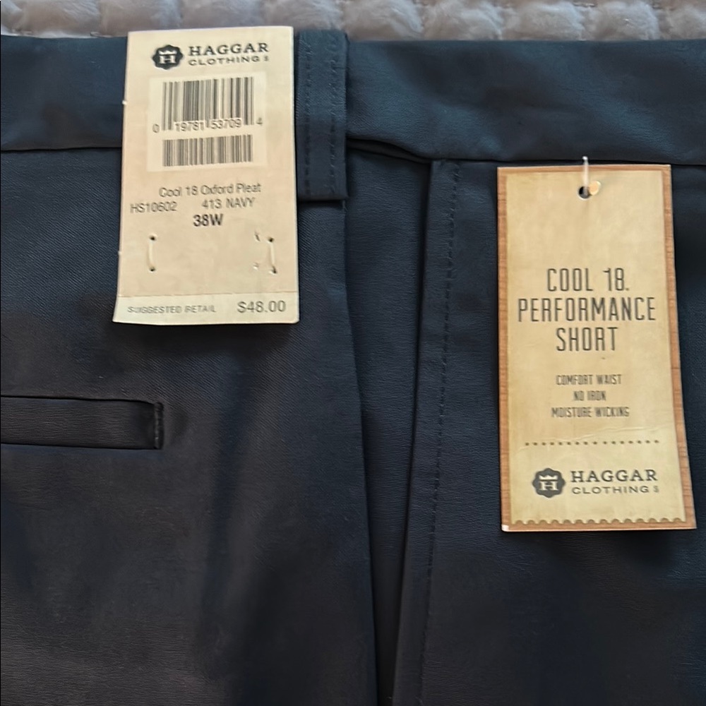 Haggar Men's Navy Dress Pants